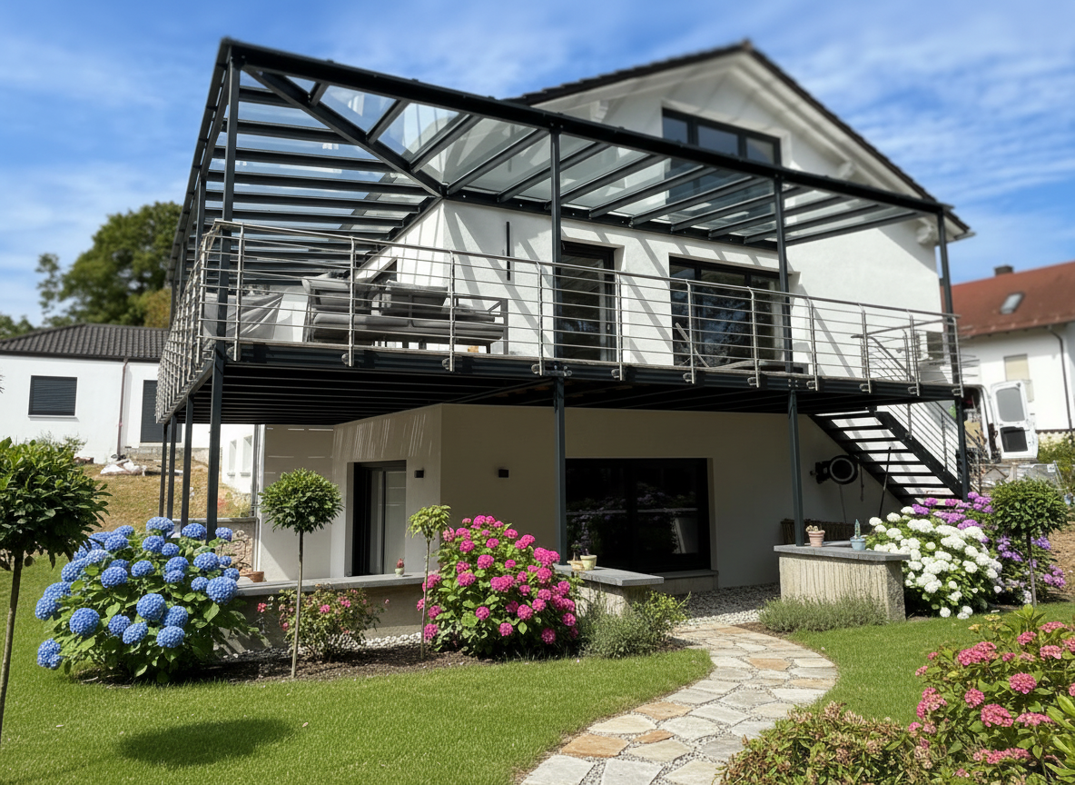 Balkon- und Terrassenkonstruktion