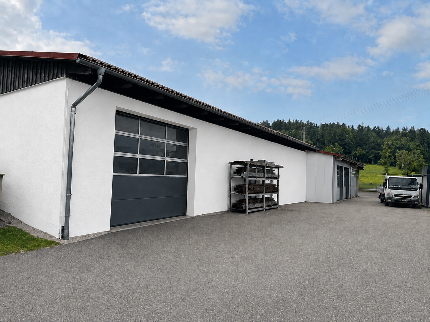 Fertigungsgebäude und Werkstatt der MD Mechanik GmbH in Traitsching